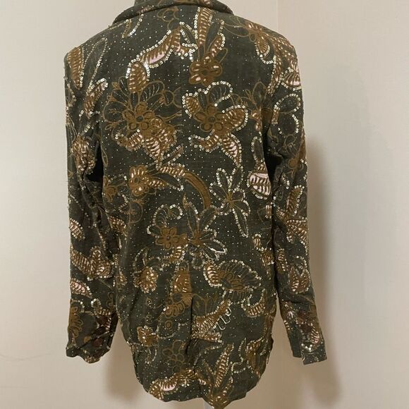 New Free People Rare Floral sequin hand crafted Artisans Bali blazer
XS $298 - Picture 4 of 6